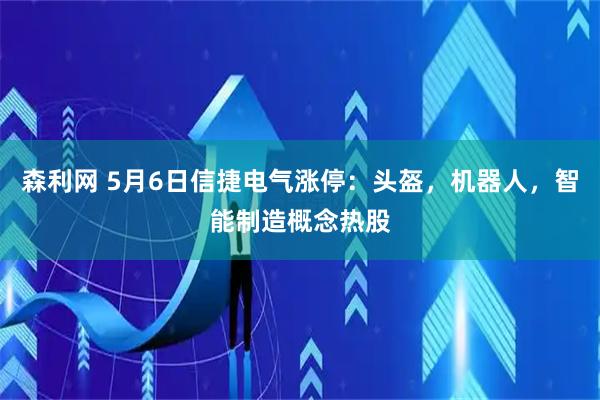 森利网 5月6日信捷电气涨停：头盔，机器人，智能制造概念热股